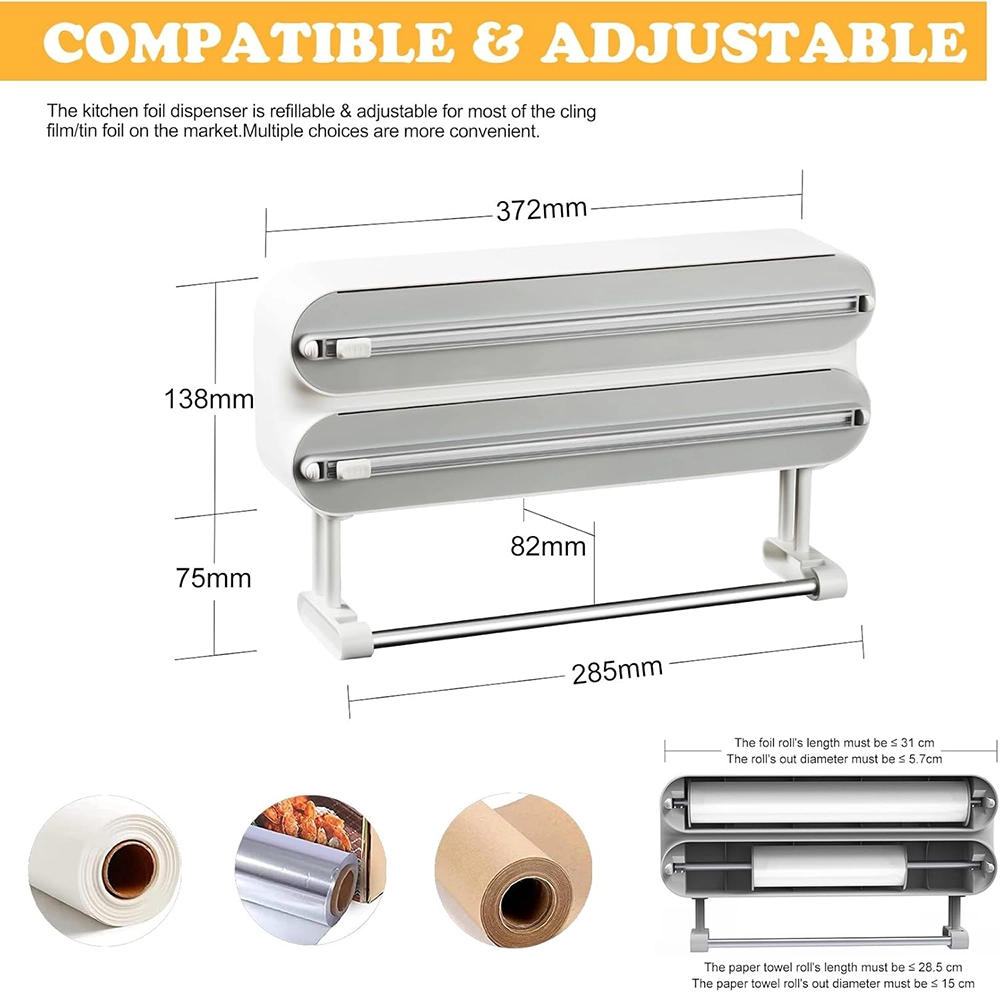 Buy Online Magnetic Plastic Wrap Dispenser at best price in UAE