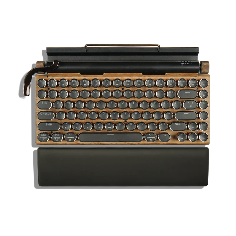 Buy Online TW1867 Retro typewriter keyboard black at best price in UAE