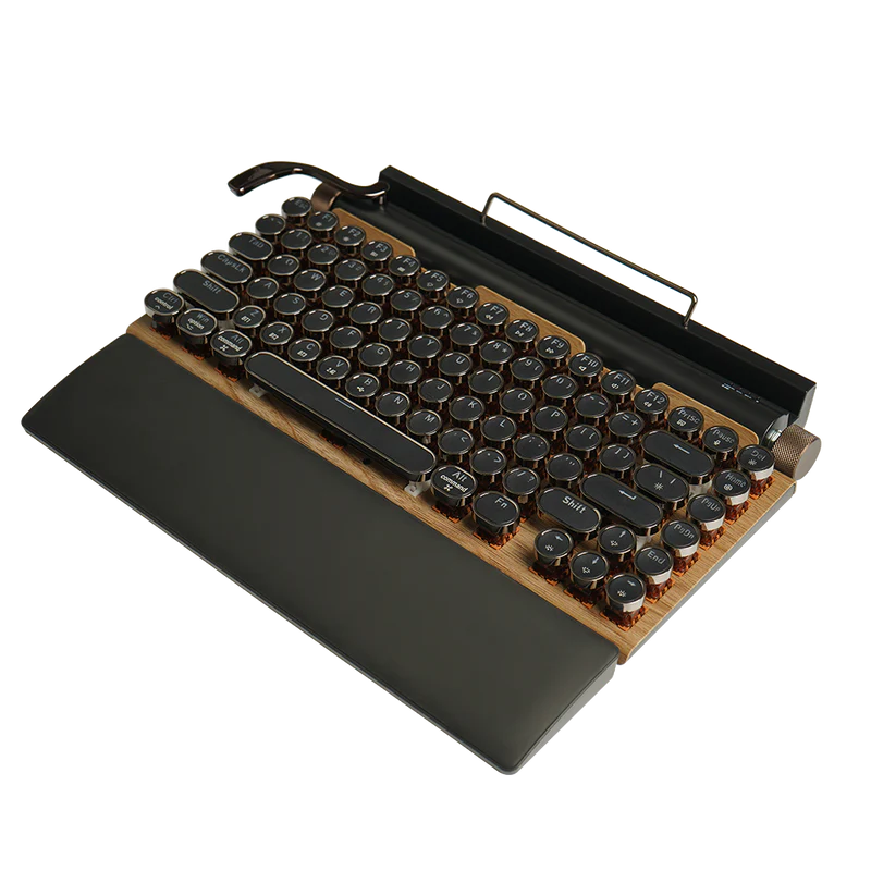 Buy Online TW1867 Retro typewriter keyboard black at best price in UAE