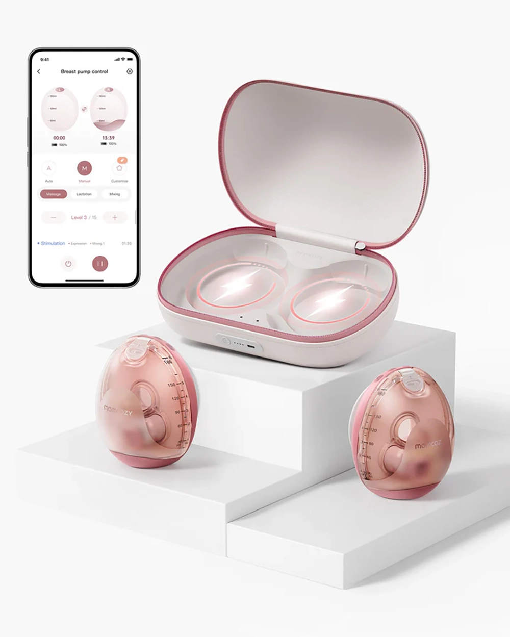 Buy Online Momcozy Air 1 Ultra-slim Breast Pump at best price in UAE