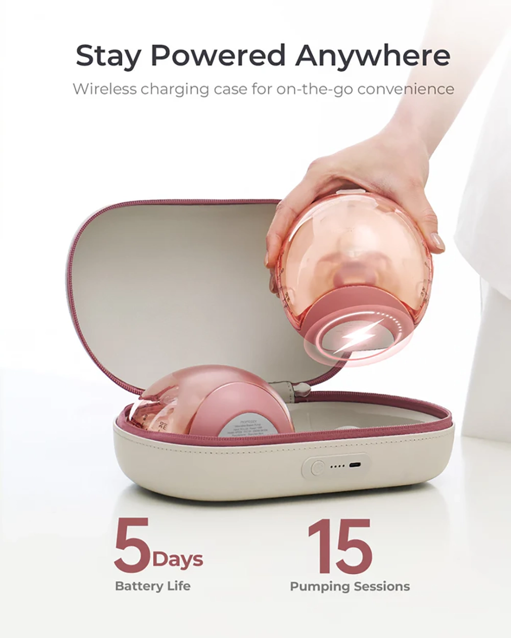 Buy Online Momcozy Air 1 Ultra-slim Breast Pump at best price in UAE