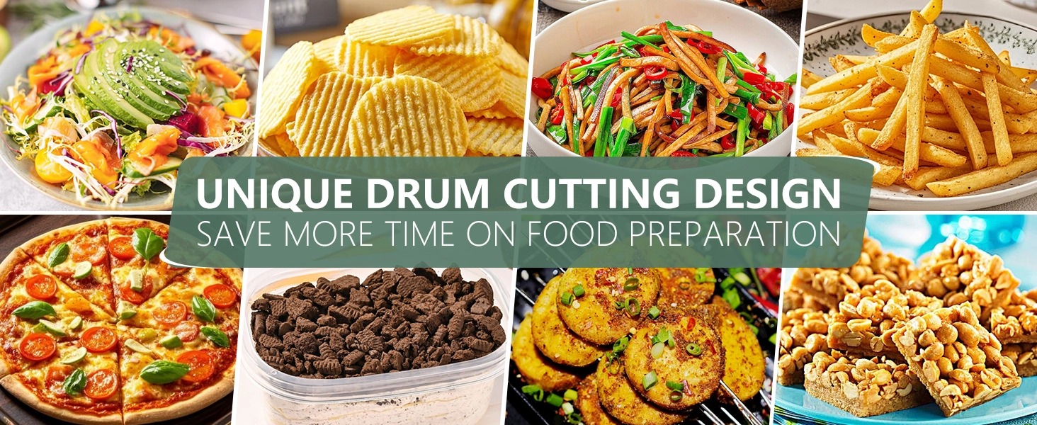 Unique drum cutting design