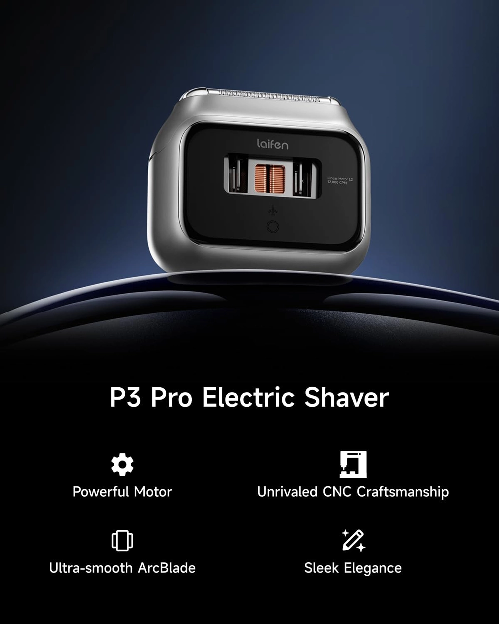 Buy Online P3 Pro 3-Blade Electric Shaver at best price in UAE