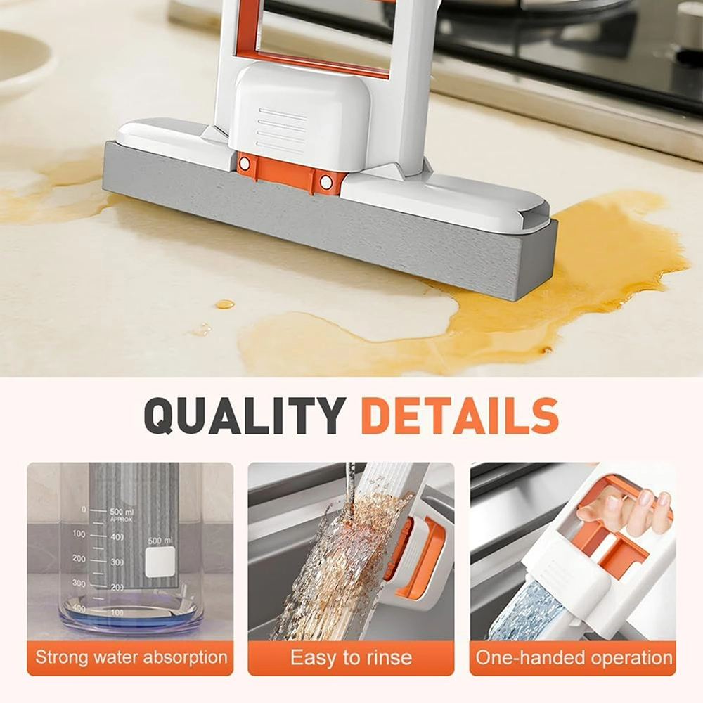 Buy Online Portable Self-Squeeze Small Cleaning Mop at best price in UAE
