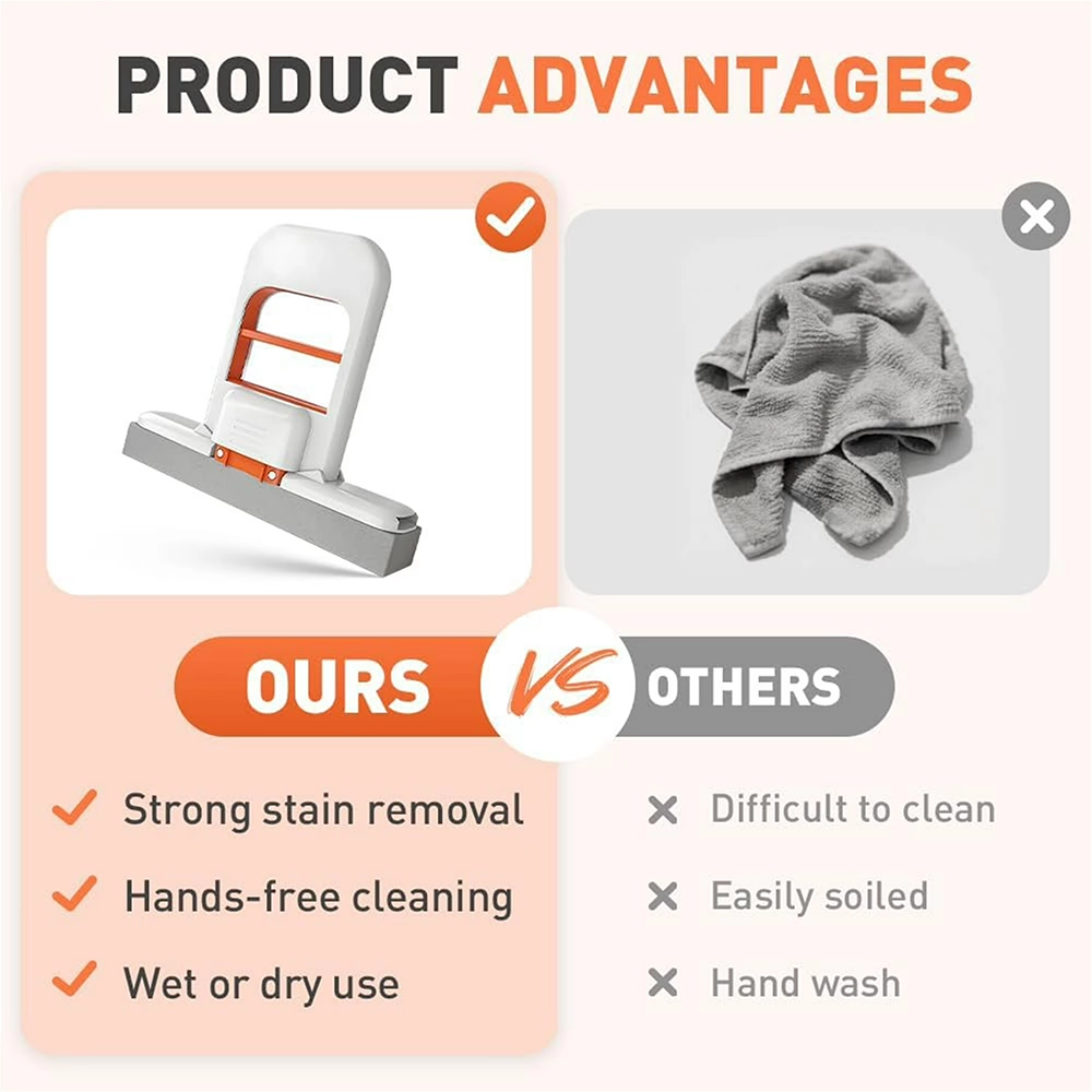 Buy Online Portable Self-Squeeze Small Cleaning Mop at best price in UAE