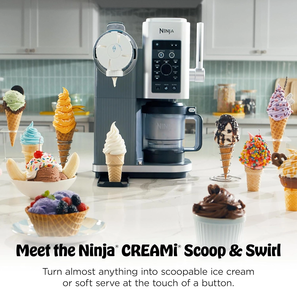 Buy Online Ninja CREAMi Scoop & Swirl Ice Cream Maker at best price in UAE