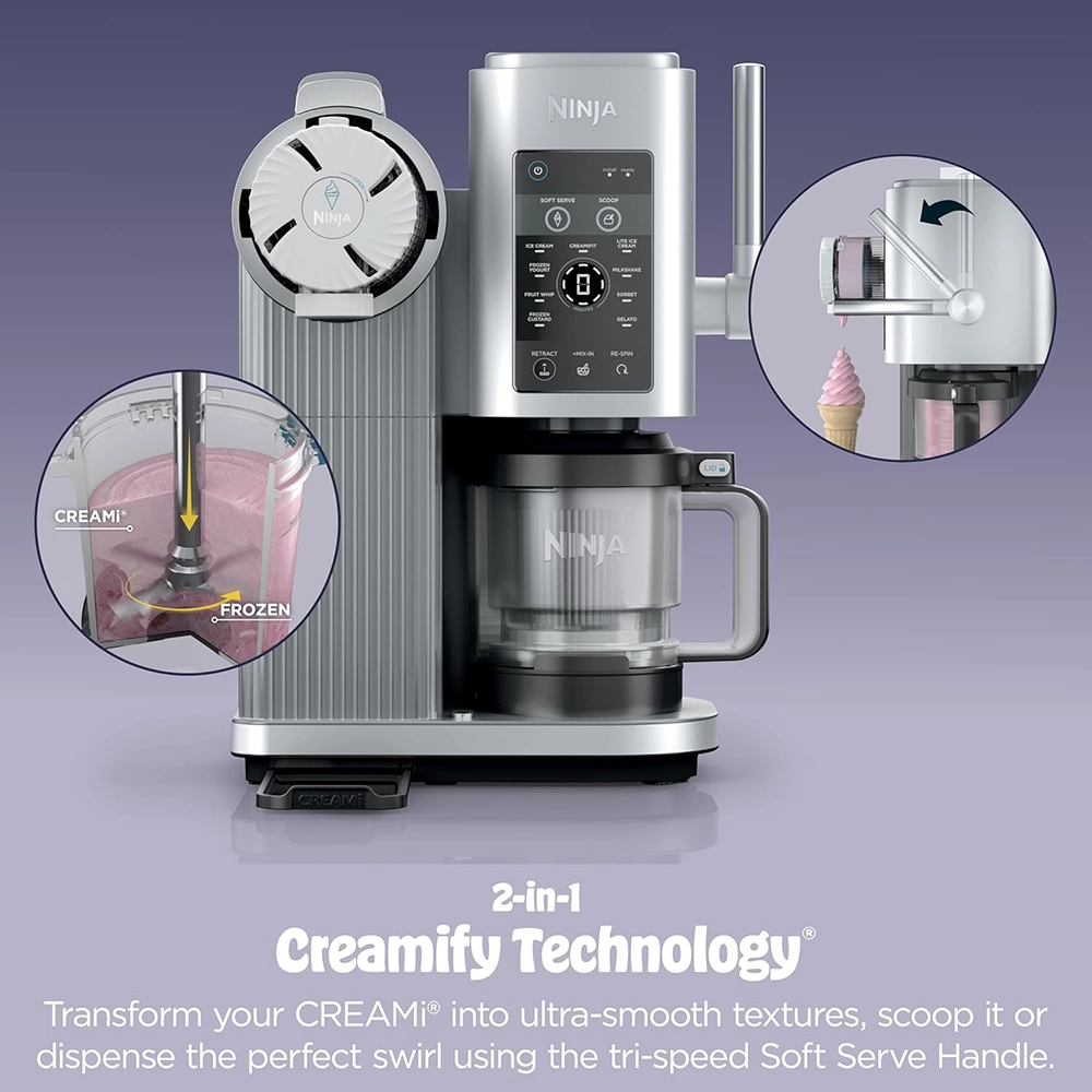 Buy Online Ninja CREAMi Scoop & Swirl Ice Cream Maker at best price in UAE
