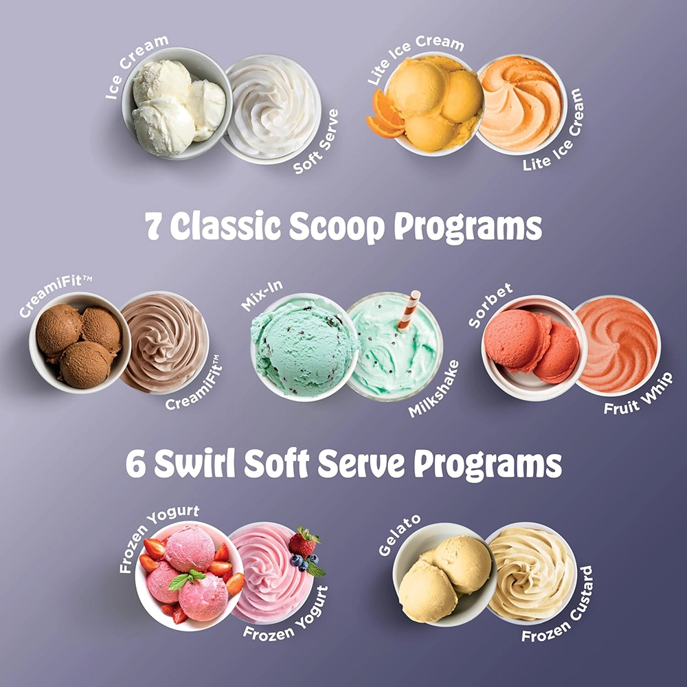 Buy Online Ninja CREAMi Scoop & Swirl Ice Cream Maker at best price in UAE