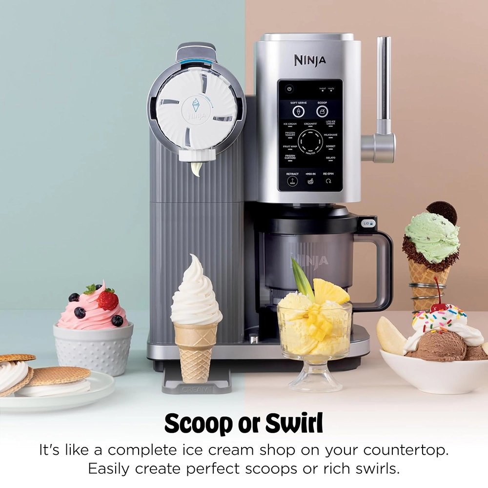 Buy Online Ninja CREAMi Scoop & Swirl Ice Cream Maker at best price in UAE