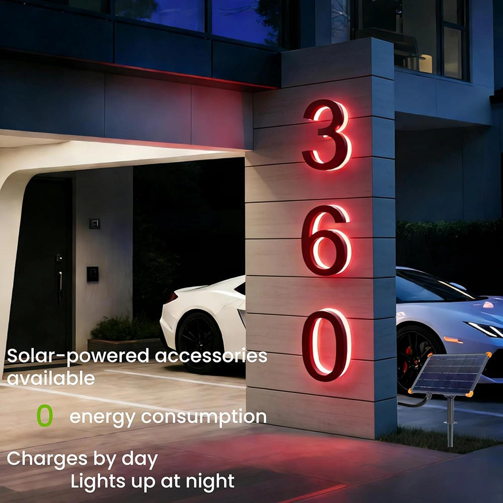 Buy Online Custom LED House Numbers at best price in UAE