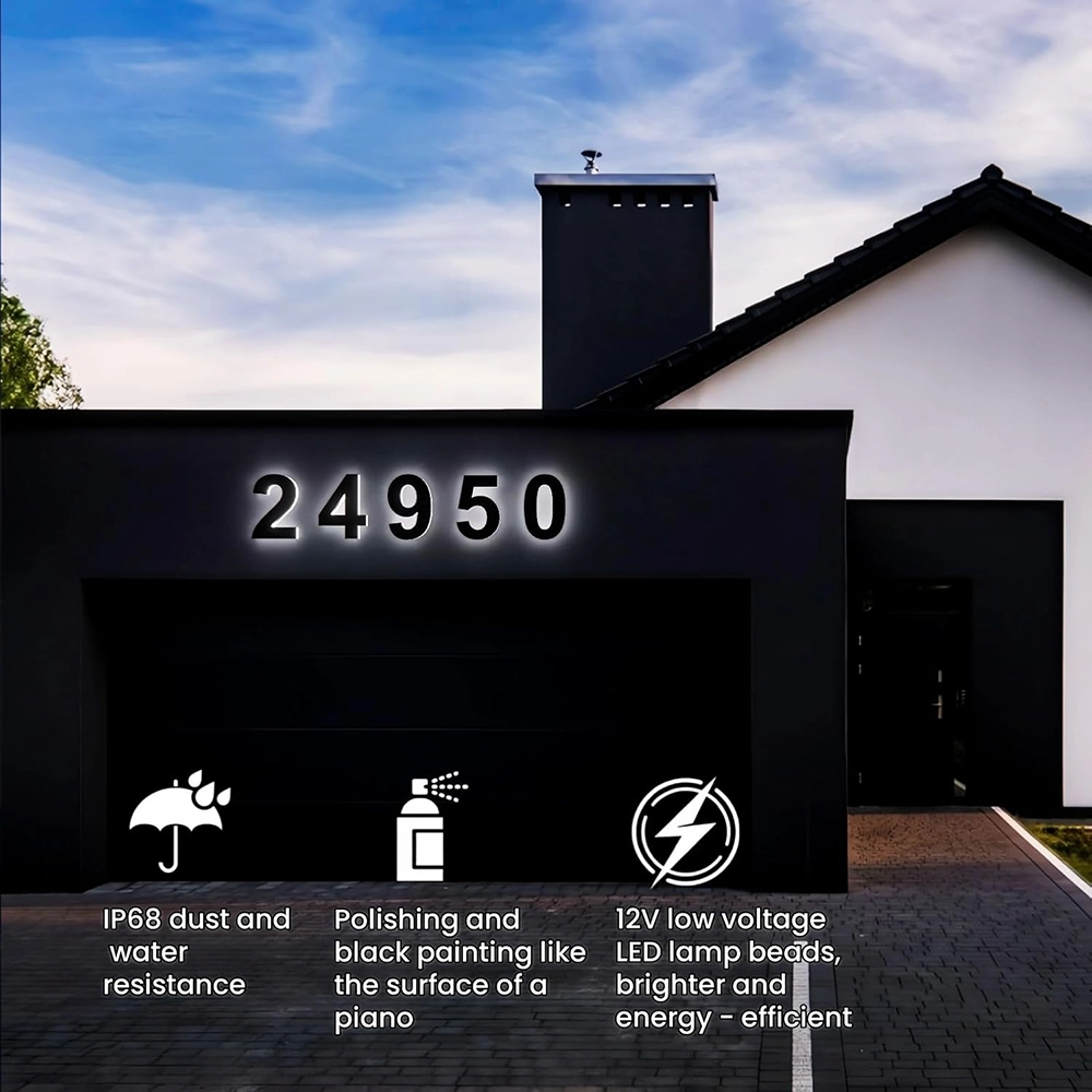 Buy Online Custom LED House Numbers at best price in UAE