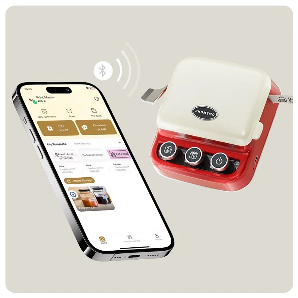 Buy Online Phomemo P15 Vintage Ribbon Printer at best price in UAE