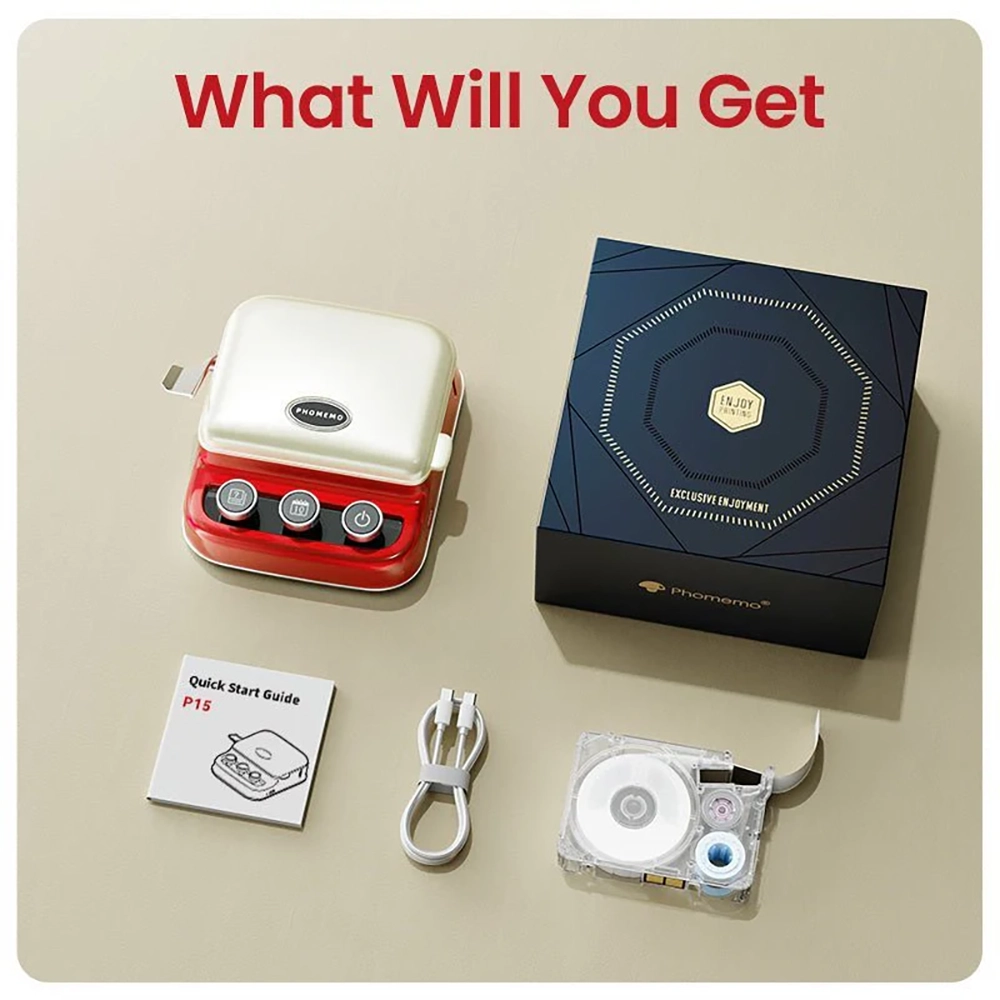 Buy Online Phomemo P15 Vintage Ribbon Printer at best price in UAE