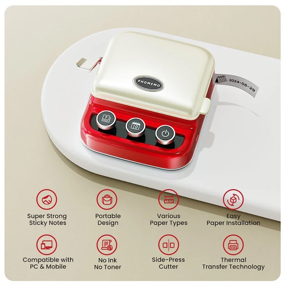 Buy Online Phomemo P15 Vintage Ribbon Printer at best price in UAE