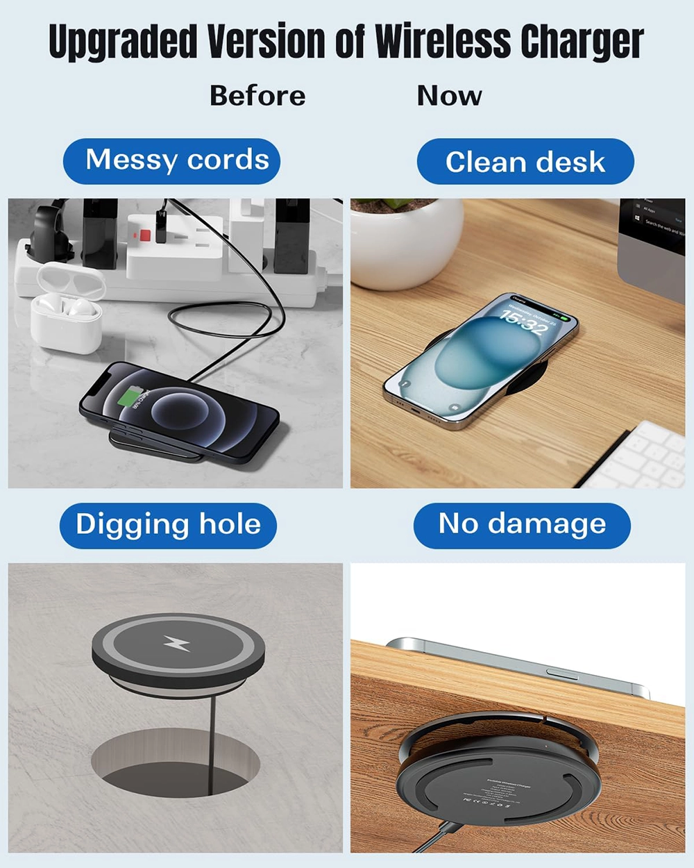 Buy Online Invisible Wireless Charger at best price in UAE