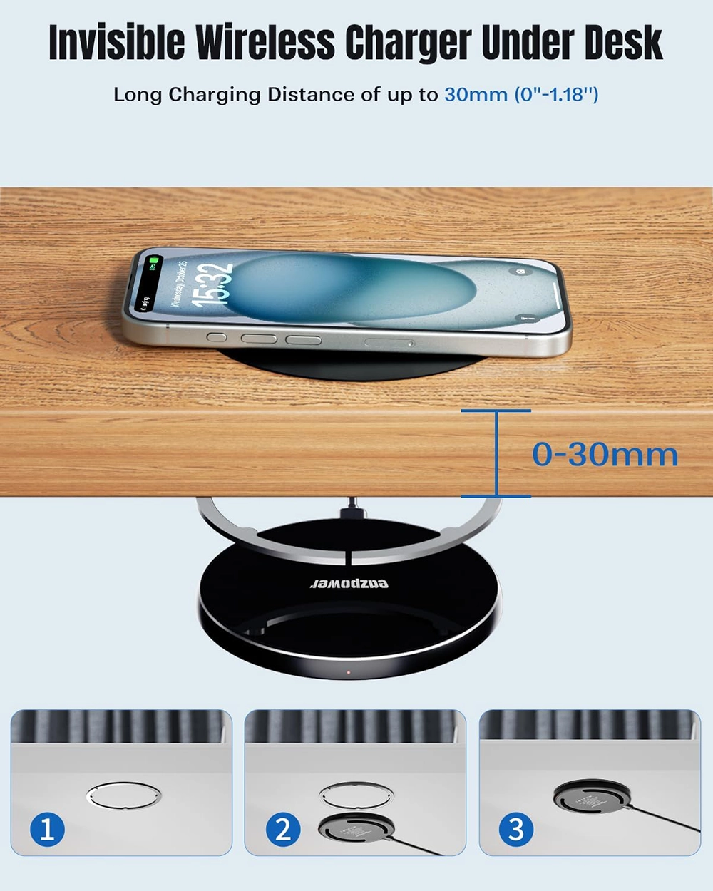Buy Online Invisible Wireless Charger at best price in UAE