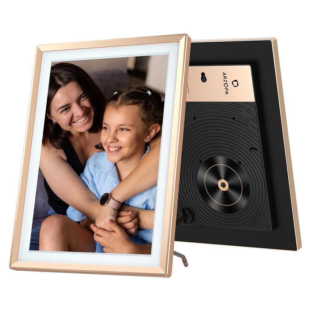 Buy Online Digital Photo Frame 14 inch WiFi Digital Picture Frame Smart and Electronic 1920×1200 Full HD IPS Touch Screen Digital Frame App Controlled Photo Frame at best price in UAE