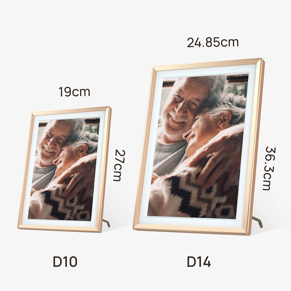 Buy Online Digital Photo Frame 14 inch WiFi Digital Picture Frame Smart and Electronic 1920×1200 Full HD IPS Touch Screen Digital Frame App Controlled Photo Frame at best price in UAE