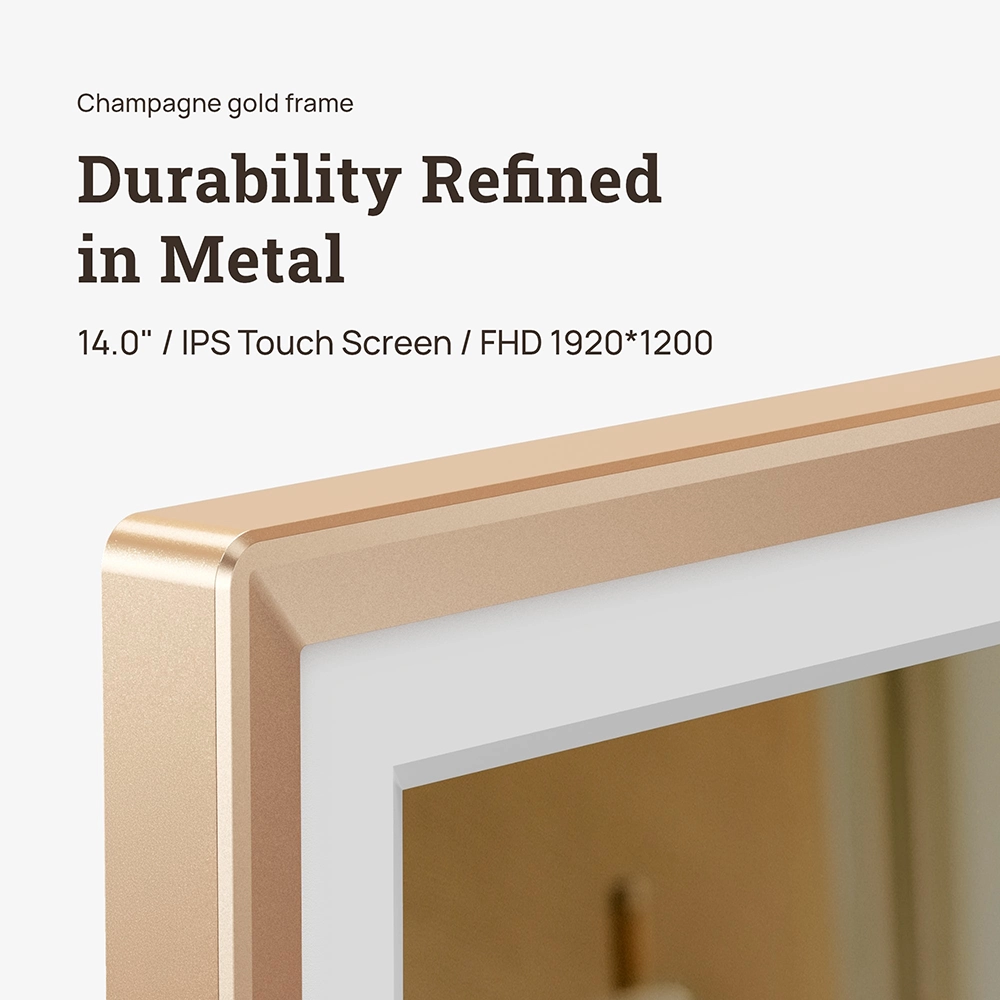 Buy Online Digital Photo Frame 14 inch WiFi Digital Picture Frame Smart and Electronic 1920×1200 Full HD IPS Touch Screen Digital Frame App Controlled Photo Frame at best price in UAE